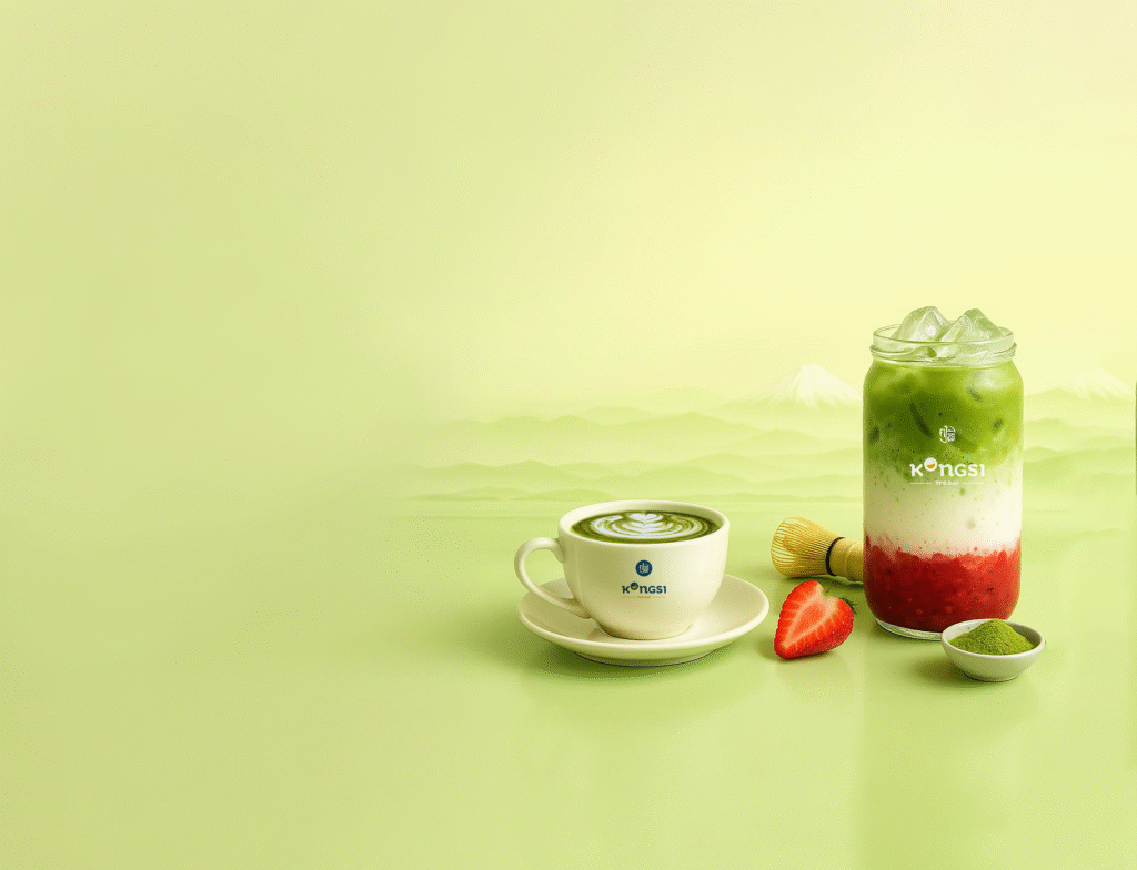 strawberry matcha

