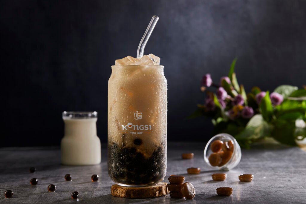 caramel bubble tea