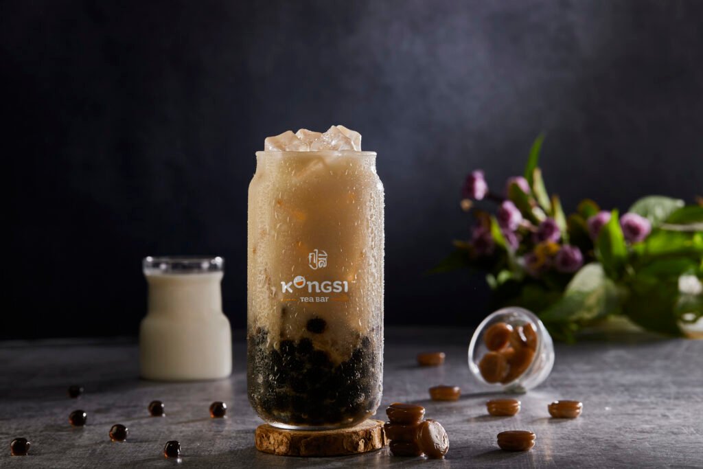 Caramel milk tea