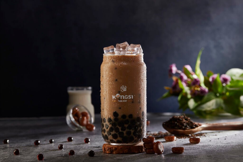 Caramel bubble tea