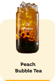 Peach Bubble Tea