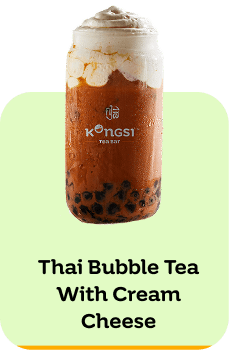 Thai Bubble Tea with Cream Cheese