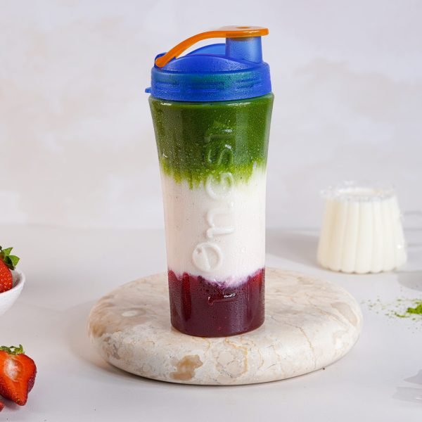 Iced Strawberry Matcha Latte