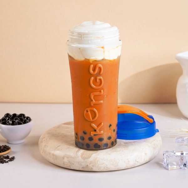 Thai Bubble Tea With Cream Cheese
